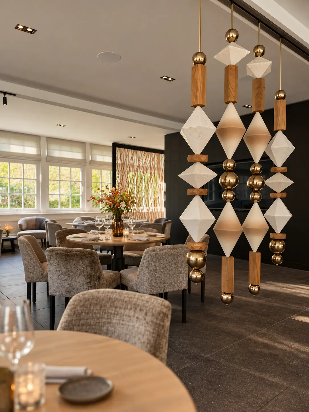 BigBeads room divider in Restaurant Ovum
